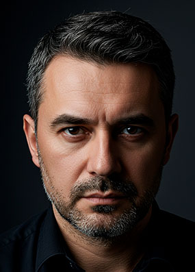 Portrait of Viktor Petrov, High-Stakes Player at WinTops Games Ltd